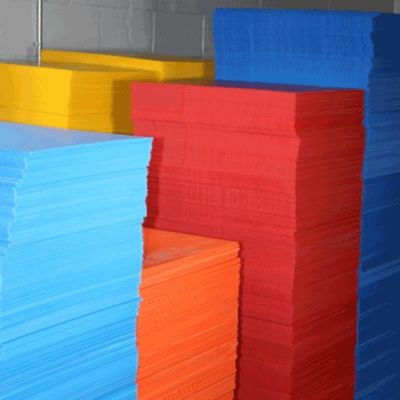 Twin Wall Fluted Pallet Layer Pads 3mm 4mm Layer Pad Pallet Sheets Blue