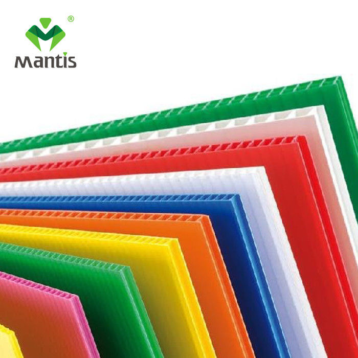 Colour PP Hollow Sheet 1.6mm-12mm Thickness Blank Coroplast Sheets