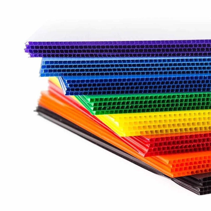 Blank Coroplast Corrugated Plastic Polypropylene Sheet 4x8