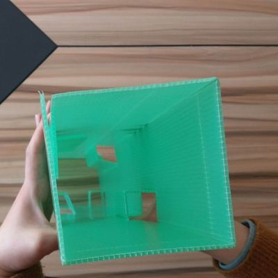 كورفلوت البلاستيك المموج شجرة التفاف 2mm حراس شجرة البلاستيك الصلب