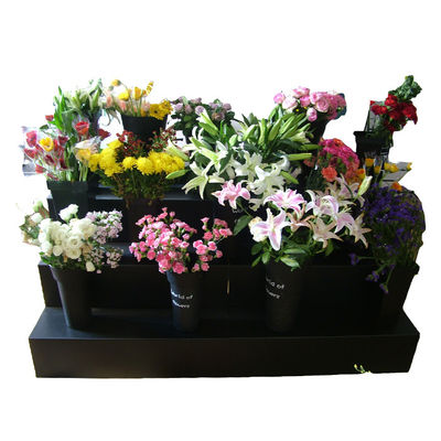 حامل عرض الزهور البلاستيكية المموجة كورفلوت Outdoor Flower Display Stand
