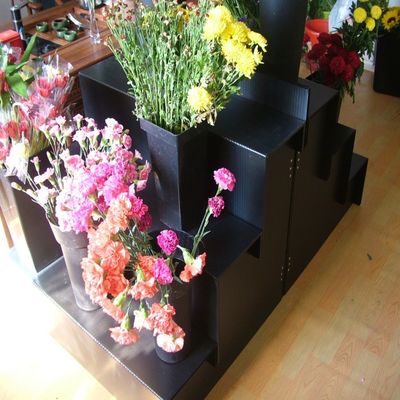 مستطيل كوروبلاست Flower Shop عرض موقف 3 طبقات مقاومة الطقس
