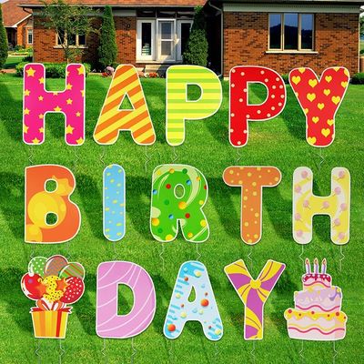 كورفلوت Yard Card 4mm لافتات ساحة عيد الميلاد البلاستيكية المموجة