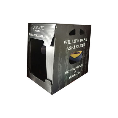 Twinwall PP مخدد من مادة البولي بروبيلين Coroplast Box حسب الطلب