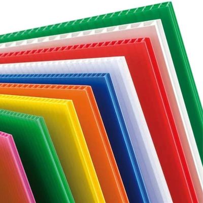 10 مم Coroplast التخصيص المموج البلاستيك المعاد تدويره