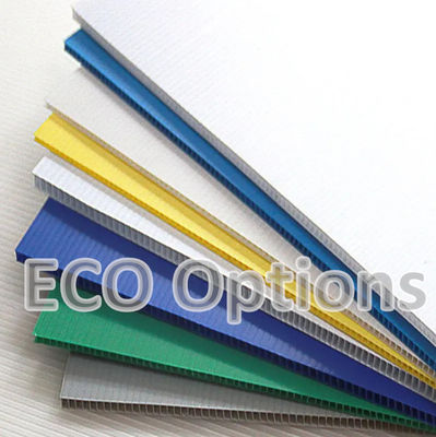 إعادة تدوير ورق بلاستيكي متجلي من PP Corflute Board مخصصة حماية ECO