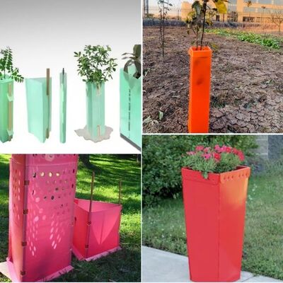 PP plastic vine guard – Durable PP plant protection tube designed to shield young vines from wind, pests, and physical damage while promoting healthy growth in agricultural and forestry applications.